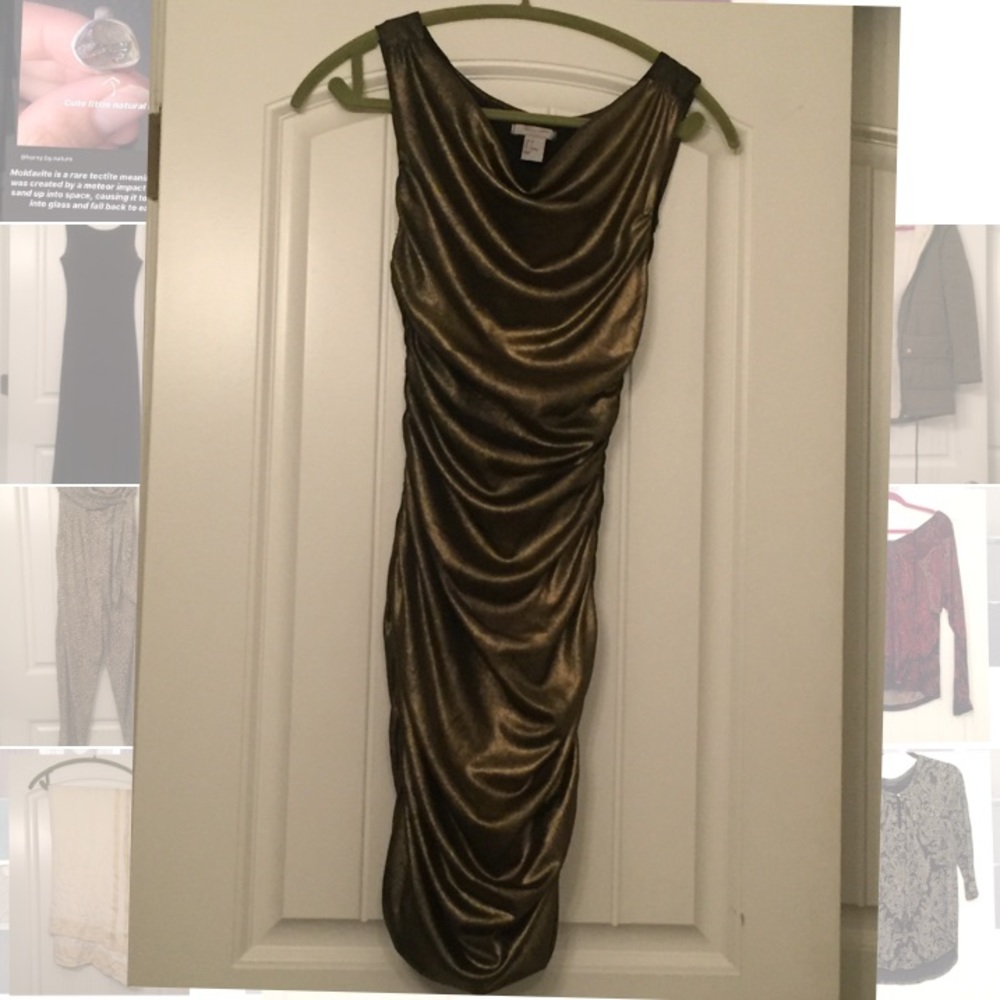 Gold dress